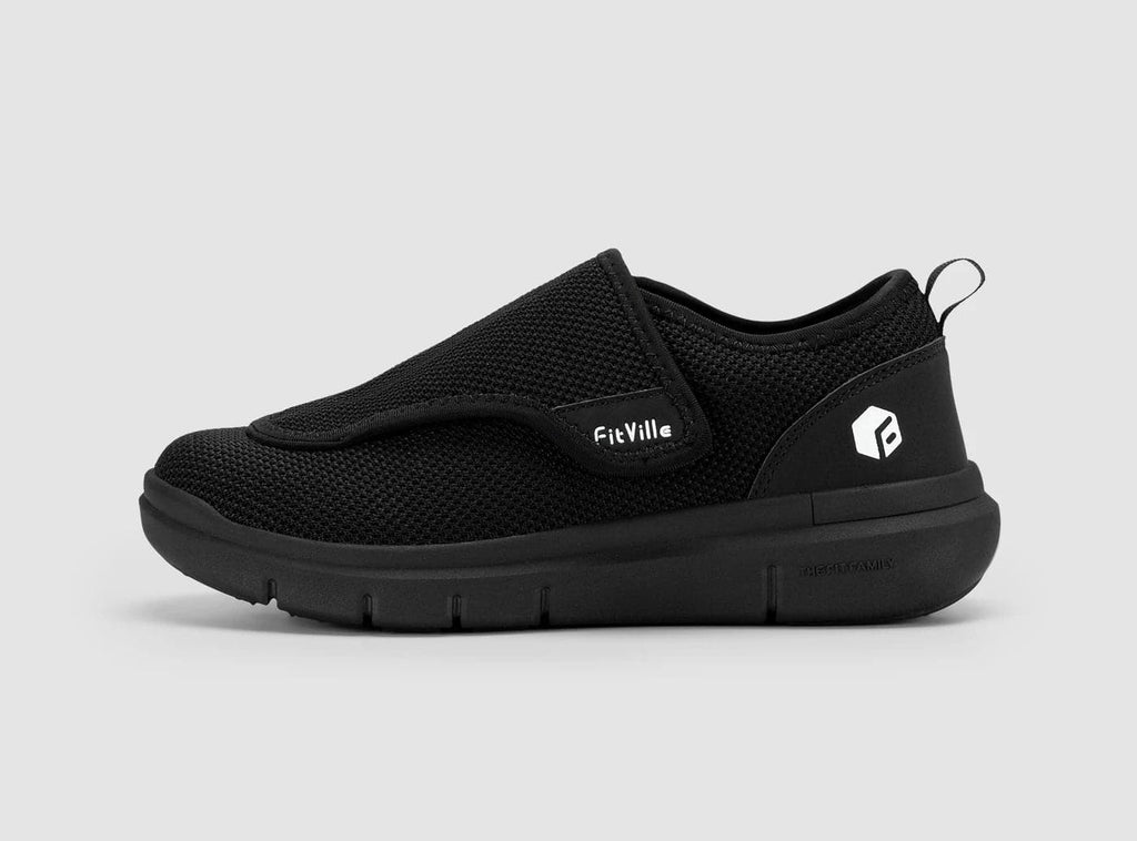 FitVille メンズ 介護シューズシューズ EasyTop Wings V2 - 1