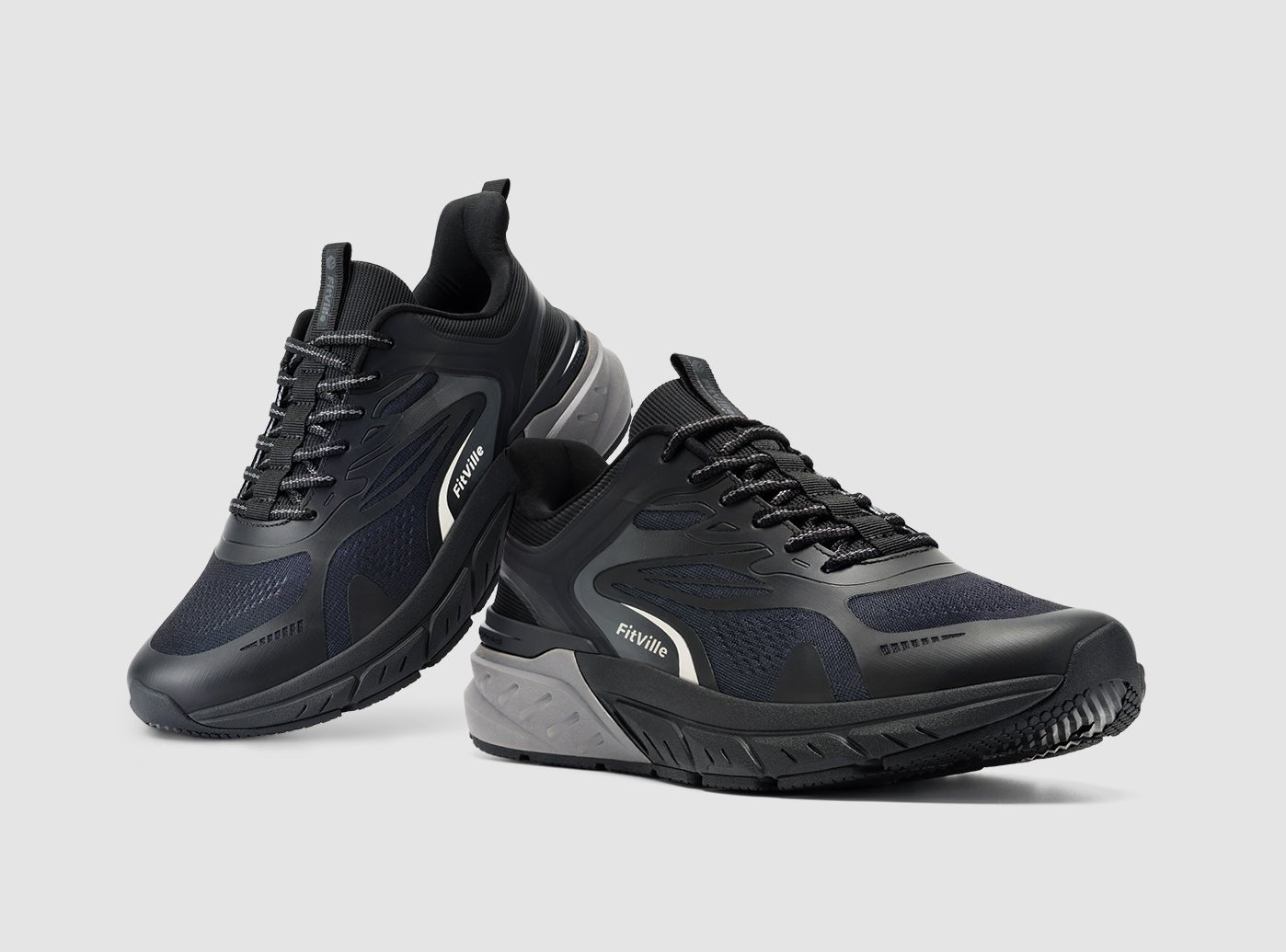 FitVille メンズ ウォーキングシューズ Rebound Neo V3｜撥水 幅広 2E