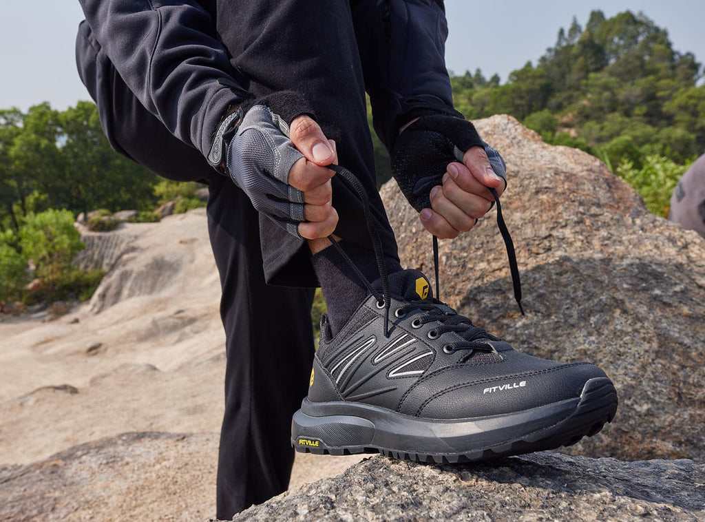 FitVille メンズ ロートップ ハイキングシューズ Sturdy Core V2 - 2