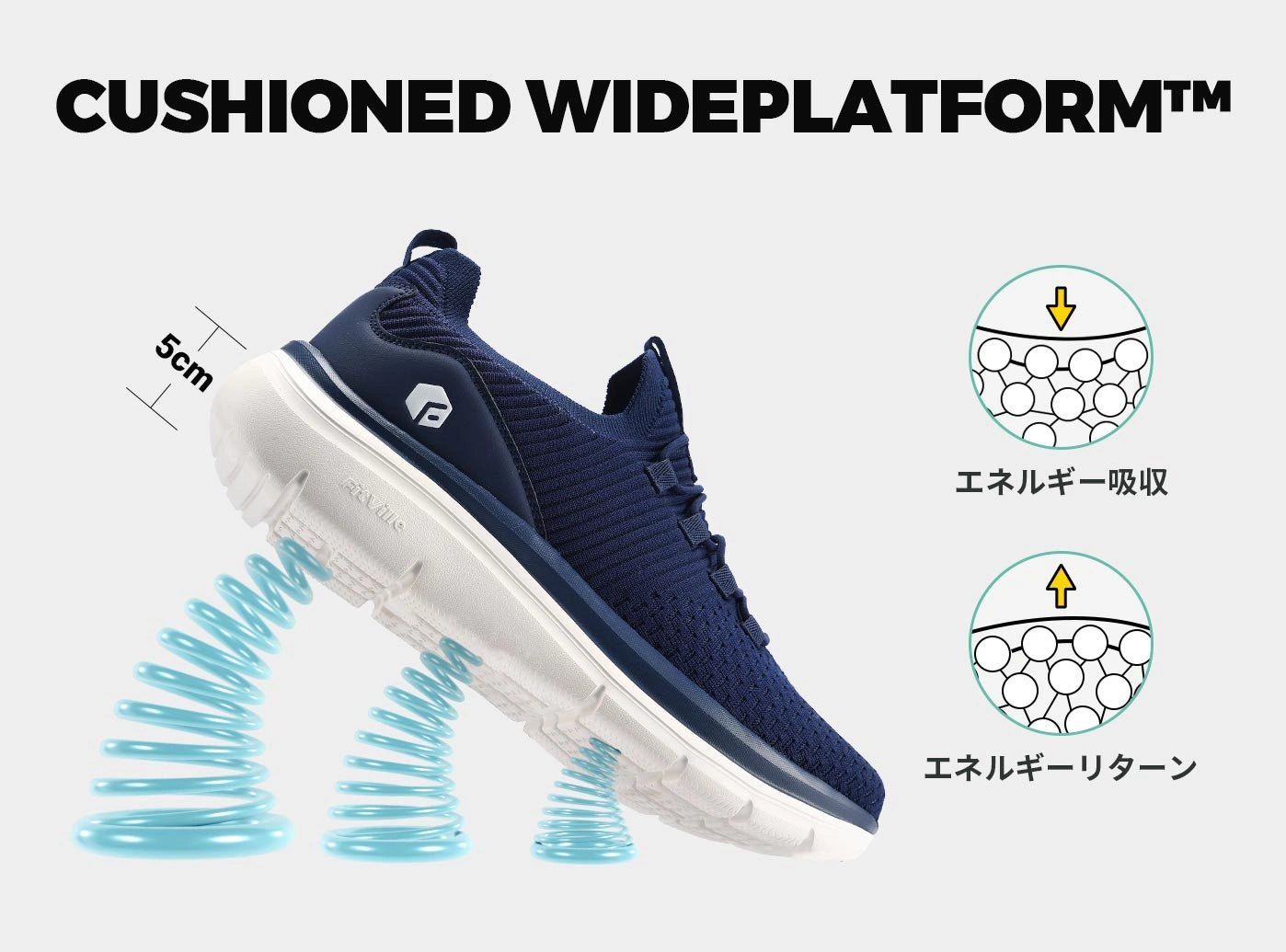 FitVille メンズスリッポン Cloud Wanderer V4｜幅広設計＆快適